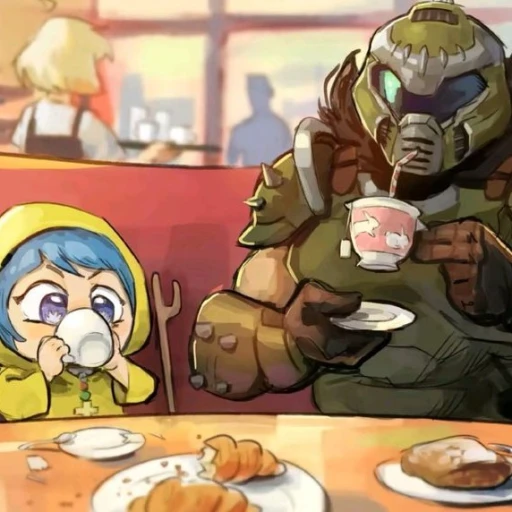 luce y Doom slayer