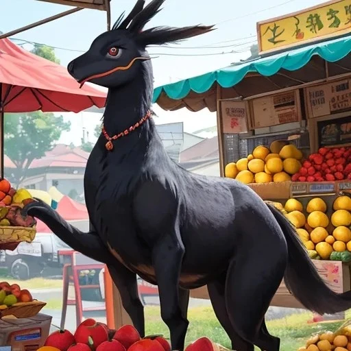 a world where men have giant pregnant tails