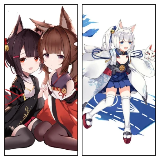 akagi-chan,kaga-chan and amagi-chan (half sisters)