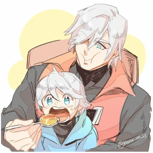 Dante and kid Nero