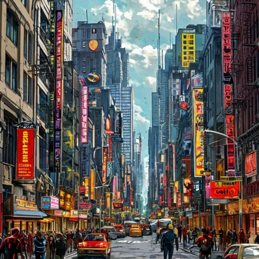 City of Superheroes and Supervillains
