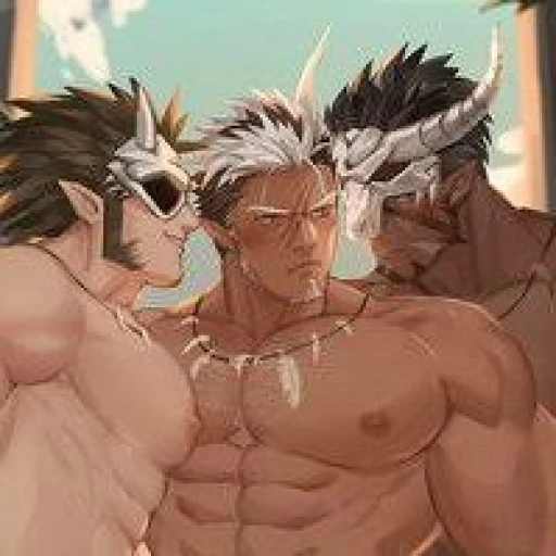 Three men's( demi gods)