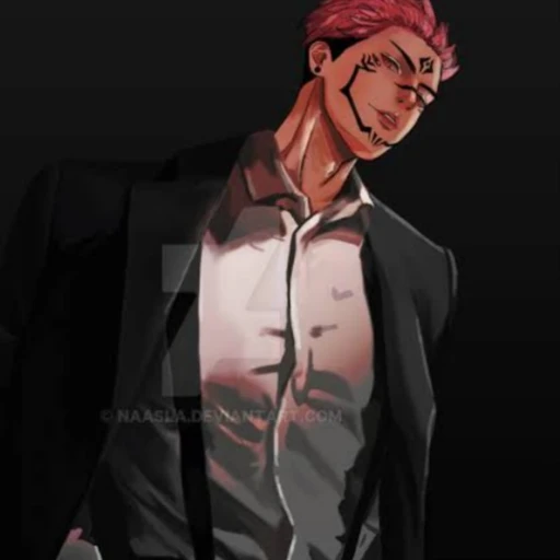 ෆ。🔥 (◠‿・)—☆Ryomen Sukuna. 🔥。ෆ