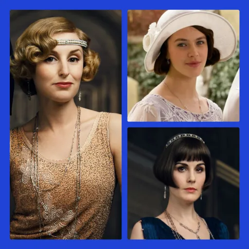 Downton Abbey Edith Pelham Mary Talbot And Lady Sybil Crawley