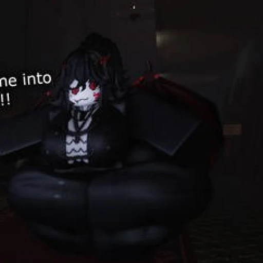 gigantic vampire face sit