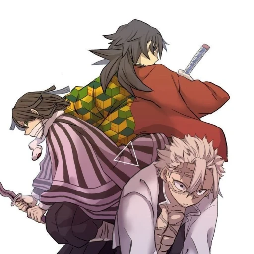 Obanai, Sanemi and Tomioka are protective boyfriends