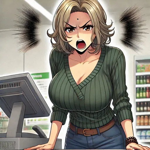 Karen in the supermarket