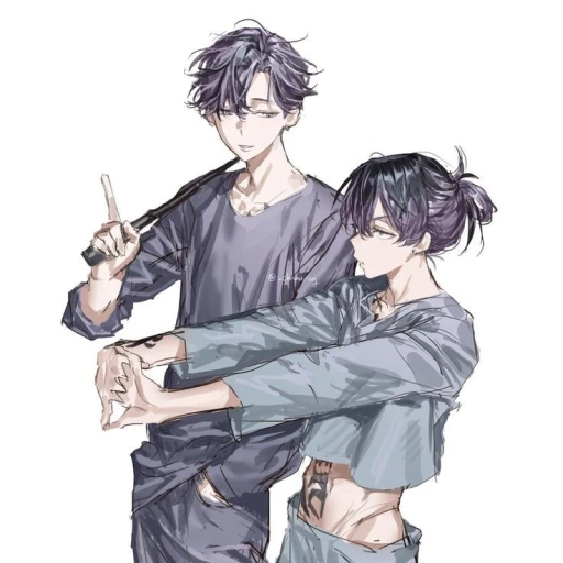 Ran and Rindou.