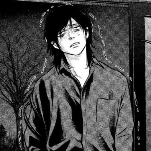 Depressed man