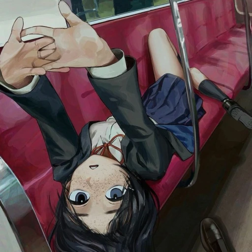 Mia, the stranger on the train