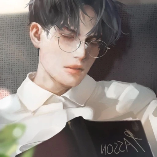 Nerdy boy