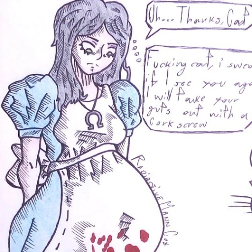 Alice Liddell (pregnant)
