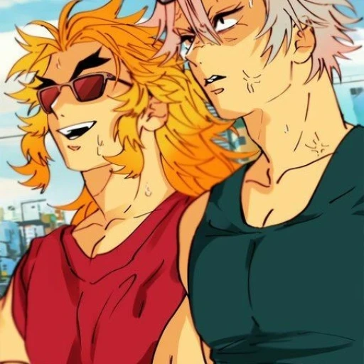 ㅤ࣪ㅤ✿ㅤ࣭ㅤ🆁 — Rengoku Kyojuro ᦷ🔥ᦡㅤִ y ㅤ🆂 — Sanemi Shinazugawa ᦷ🍃ᦡㅤ⍰ㅤׄ