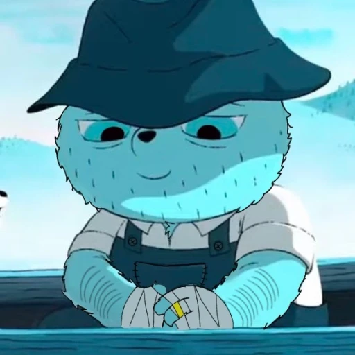 the blue dad (happy)