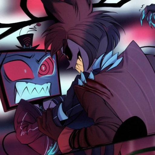 🦌📺☆Alastor and Vox♡🔪🪓