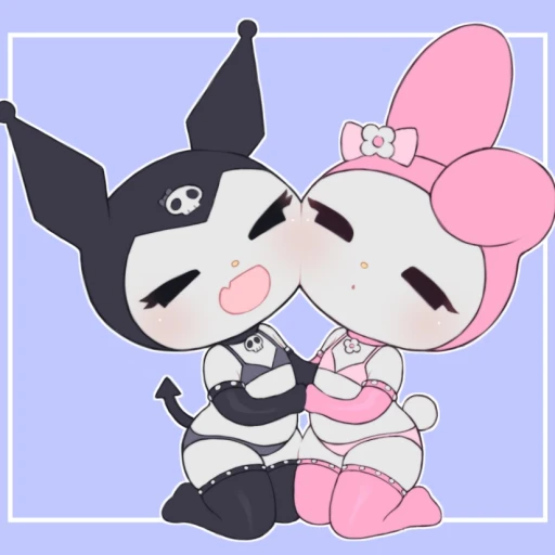 Kuromi and My Melody