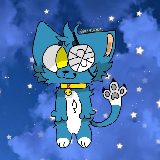 " Kalli " the blue feline alien