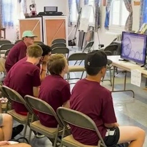 class of guys and your the girl teacher