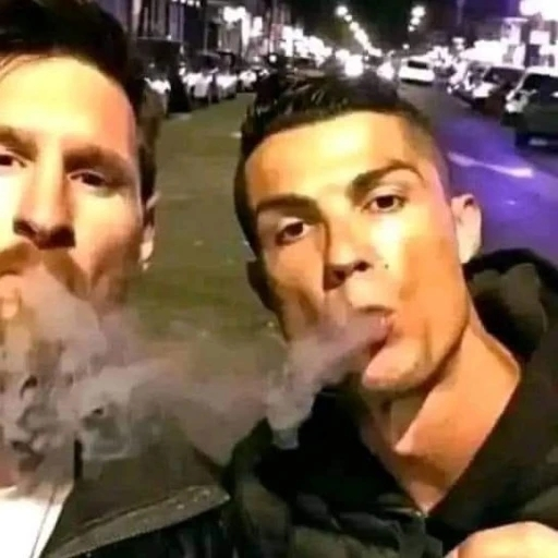 Messi and Cristiano Ronaldo