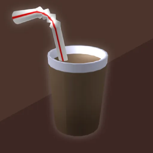 Glass with chocolate milk