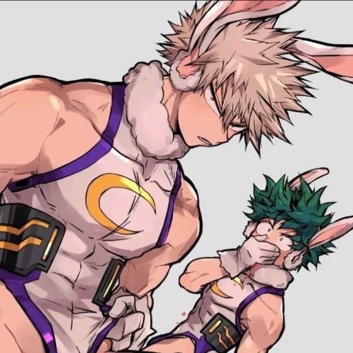 💥BakuDeku🥦🐰rabbit version🐰