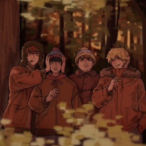 Kyle, Stan, cartman and kenny