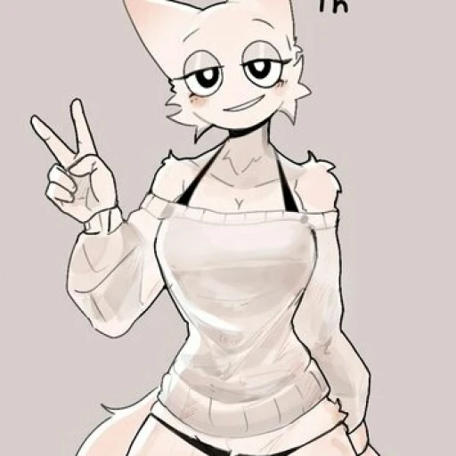 Wenda (white cat)