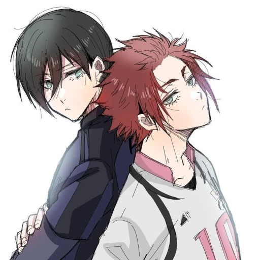 Rin Itoshi and Sae Itoshi