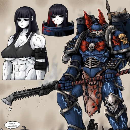 Emma the female space marine