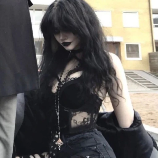 your gothic girlfriend who is crazy