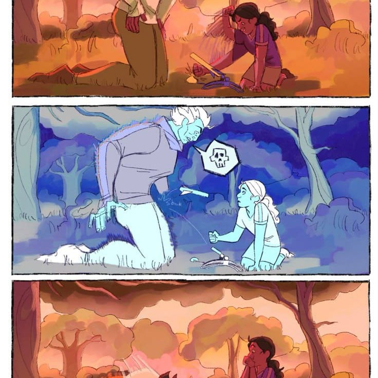 Miguel O'Hara| father and daughter moment