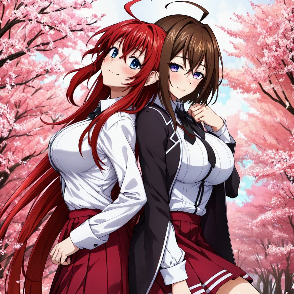 Rias and Venelana (girlfriend and mother-in-law)