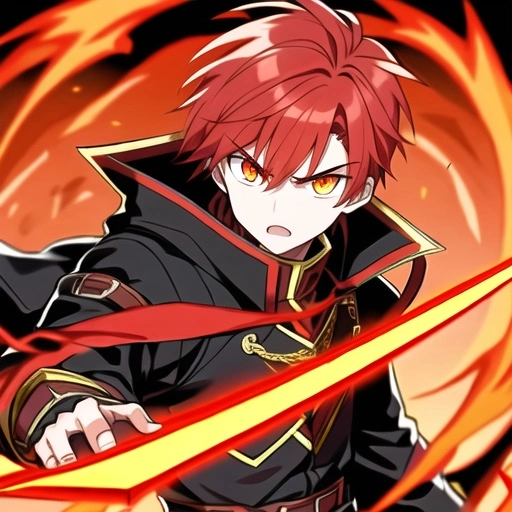 Red blazing [remastered, my OC]