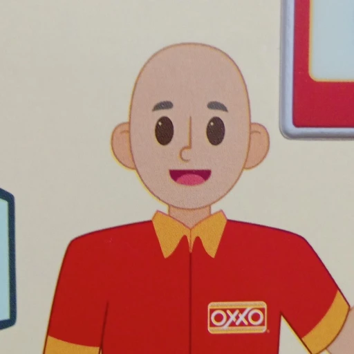 a bald OXXO worker 🫦