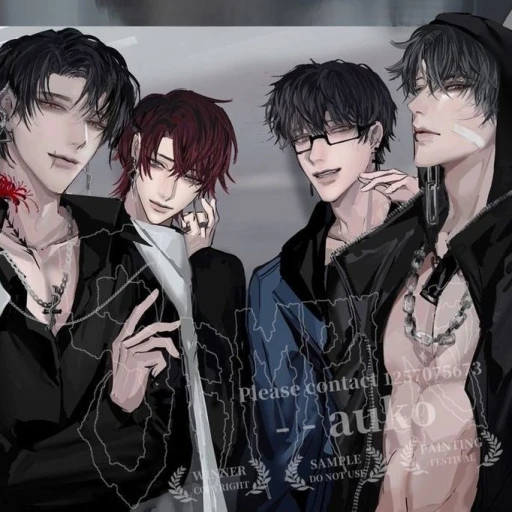 Akira, Dimitri, Eros and Zyran.