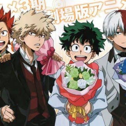 Kirishima Bakugo Deku and Shota