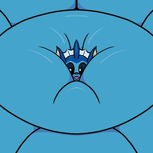 Inflated Vaporeon 🩵💙✨
