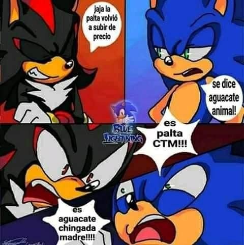 💢🔴🦔🥑-Shadow y Sonic-🥑🔵🦔💢
