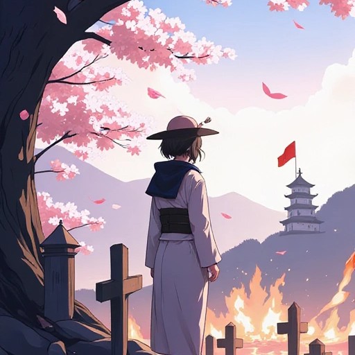 A young woman who brings "peace" to Japan