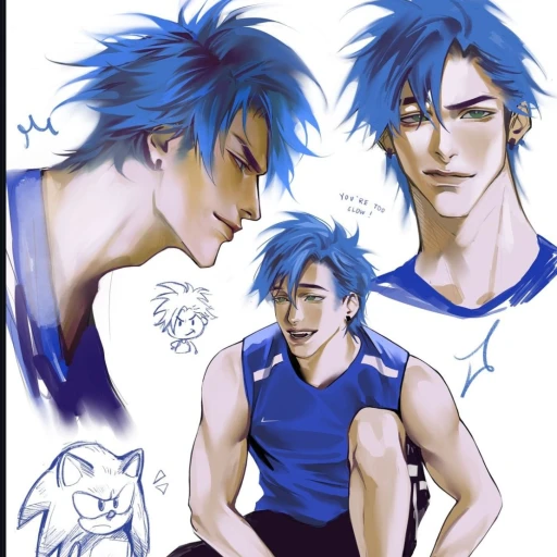 Nic Moreau (Human Sonic AU)