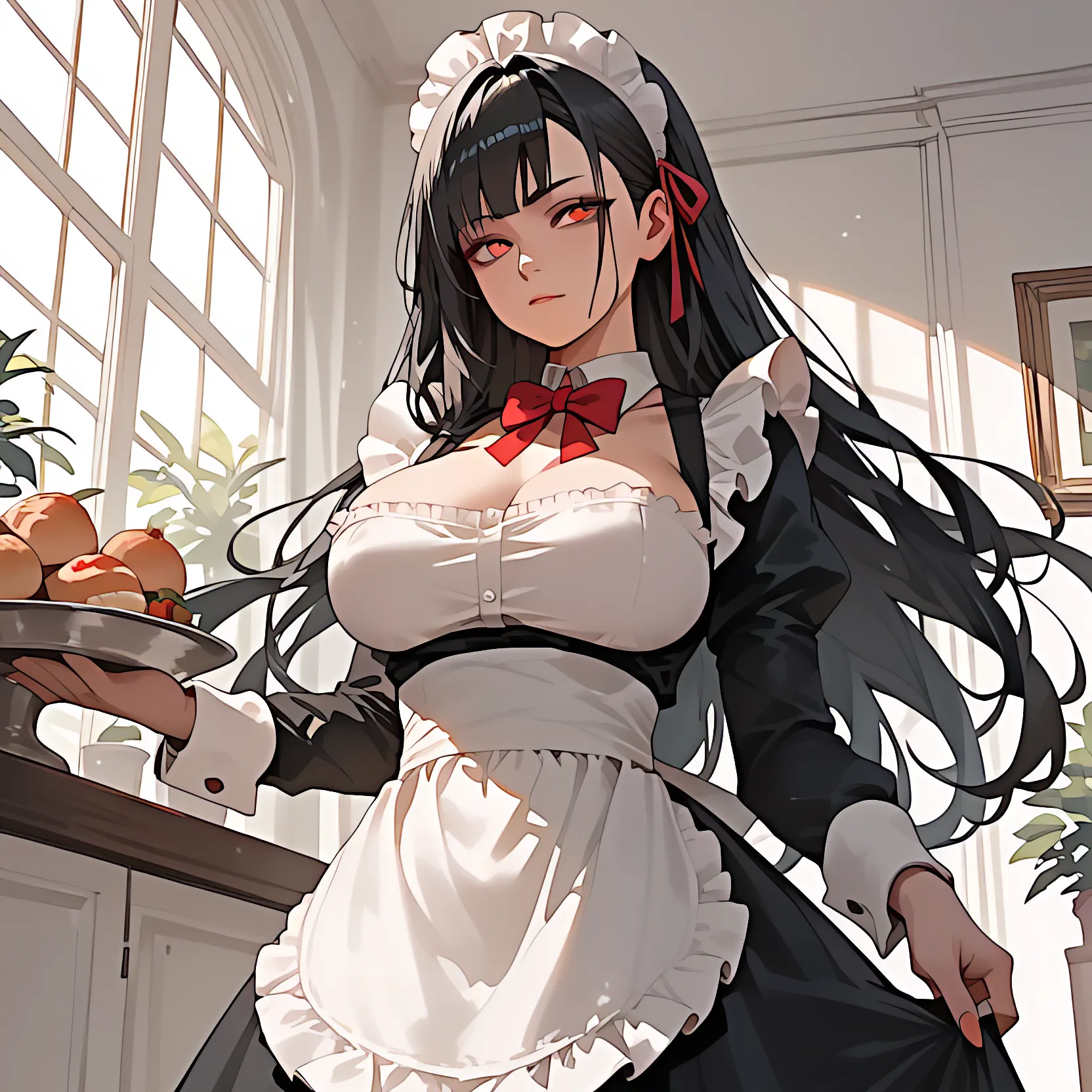 Emilia | (Maid) + (Tsundere)
