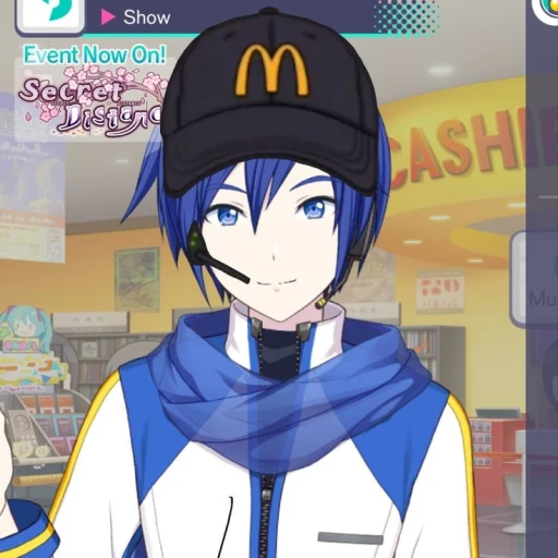 KAITO works at a McDonald's 🙀