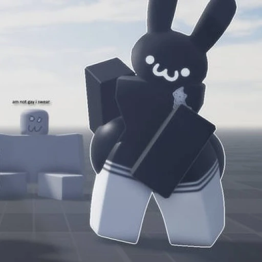 Black bunny thicc femboy