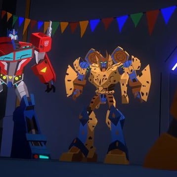 Cheetor and Optimus