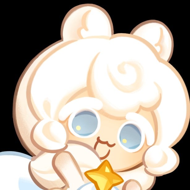 Cream Ferret Cookie