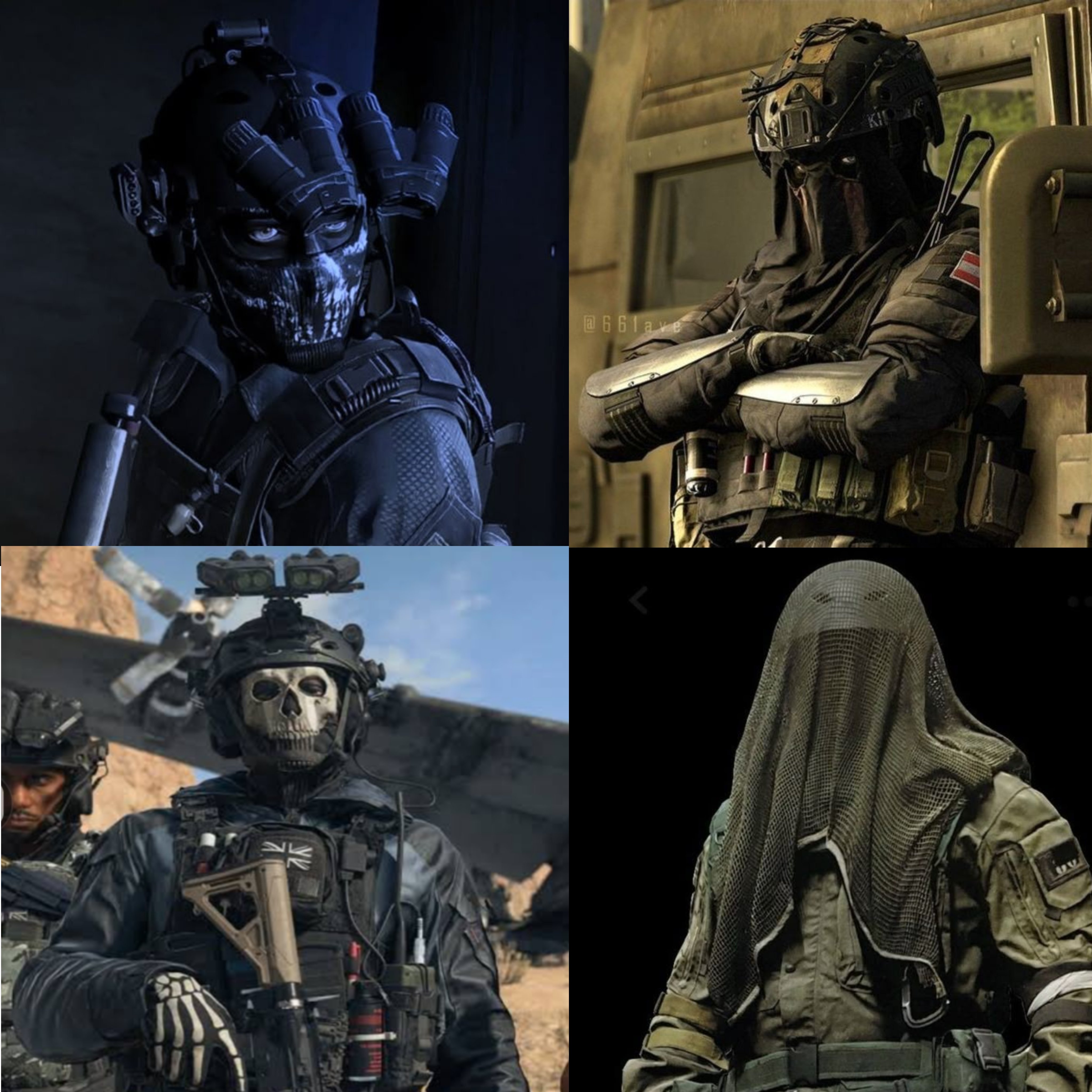 Keegan, König, Ghost, Krueger