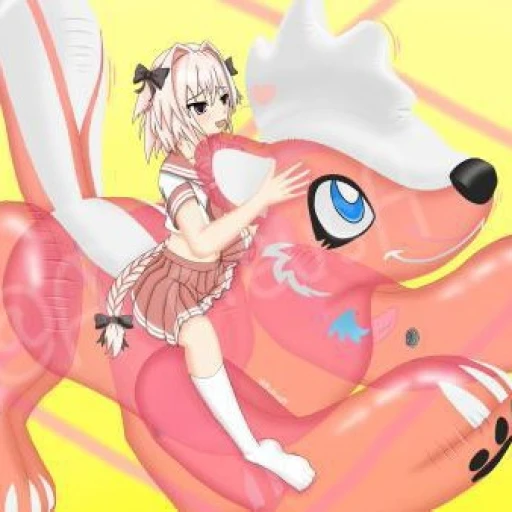 Asolfo and inflatable skunk