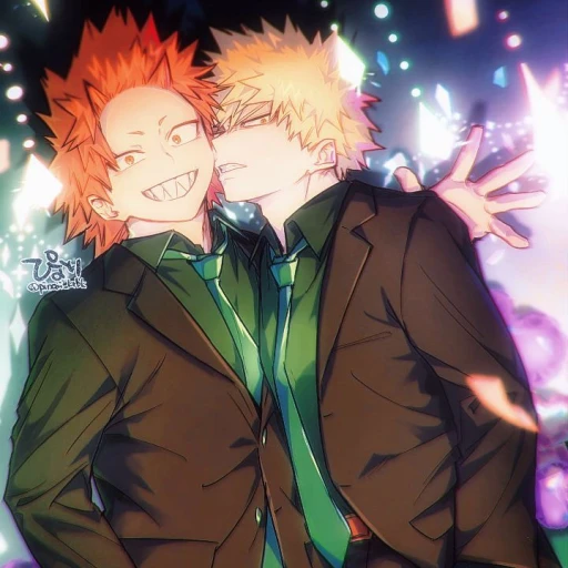 Katsuki and Kirishima