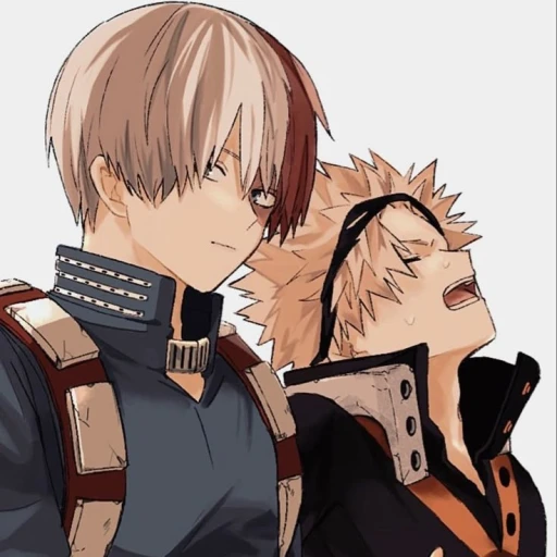 Bakugo and Shoto 💅💗