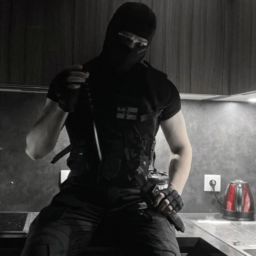 Masked man
